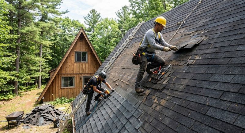 A Frame Roof Repair in Xenia, OH