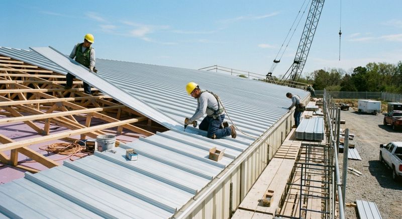 Aluminum Roof Installation in Bellbrook, OH