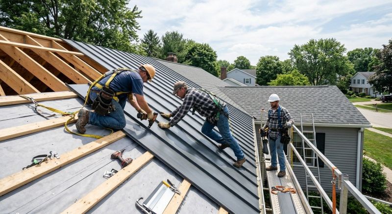 Aluminum Roof Installation in Lebanon, OH