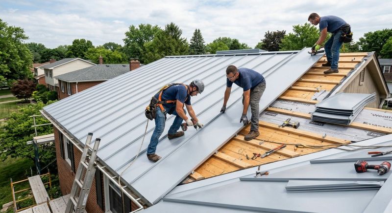 Aluminum Roof Installation in Spring Valley, OH