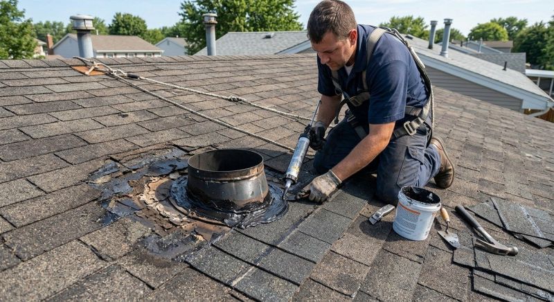 Asphalt Roof Leak Repair in Springfield, OH