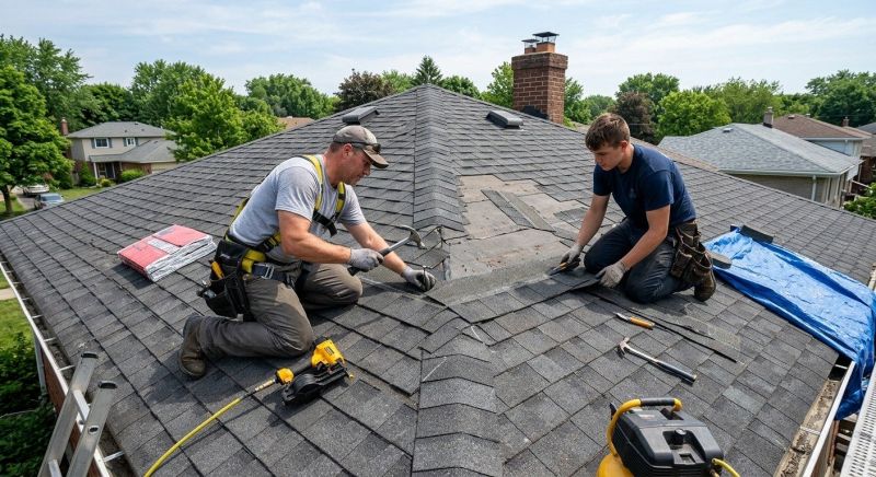 Asphalt Roof Repair in Yellow Springs, OH
