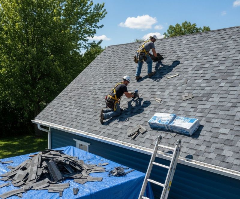 Asphalt Roof Replacement in Xenia, OH