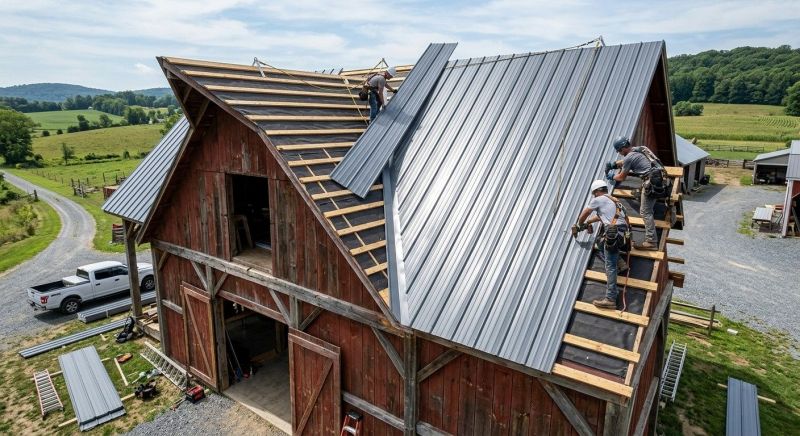 Barn Roof Construction in Xenia, OH