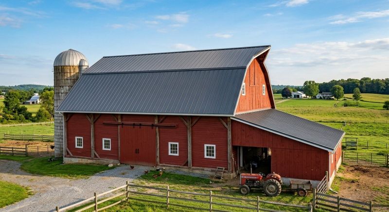 Barn Roof Replacement in South Solon, OH