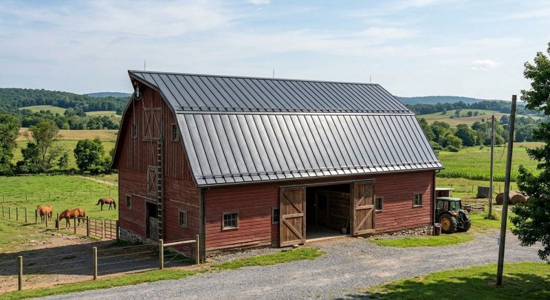 Barn Roof Replacement in Yellow Springs, OH