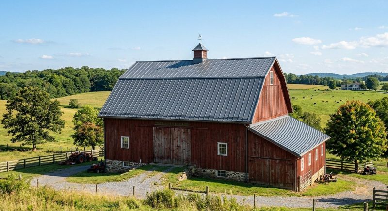 Barn Roof Replacement in Yellow Springs, OH