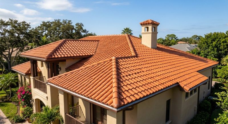 Barrel Tile Roof Installation in Xenia, OH