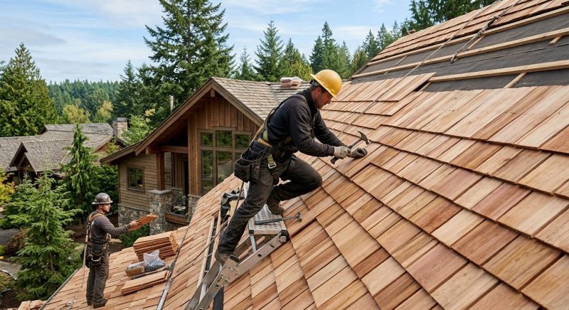 Cedar Roof Installation in Bellbrook, OH
