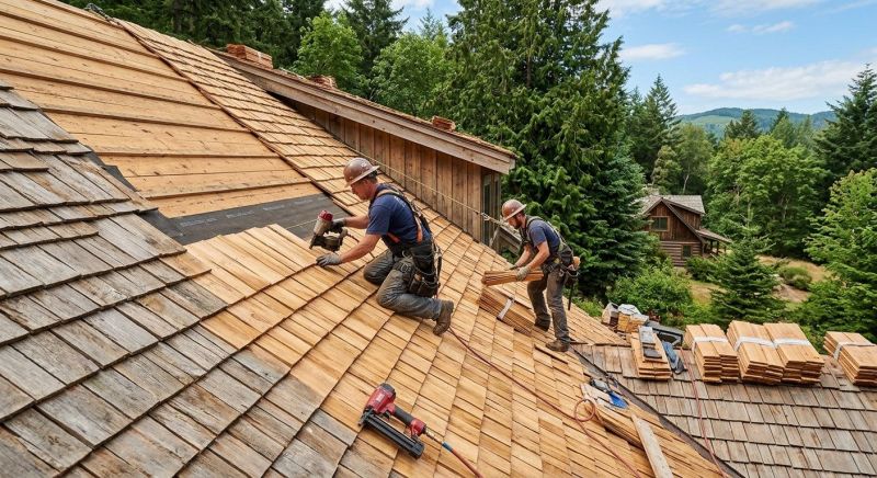 Cedar Roof Installation in Bellbrook, OH
