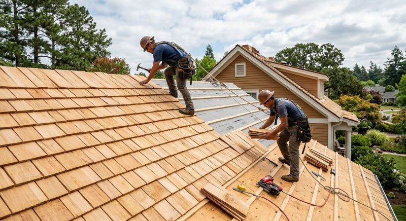 Cedar Roof Installation in Fairborn, OH