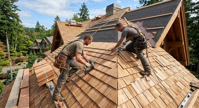 Cedar Roof Installation in Medway, OH
