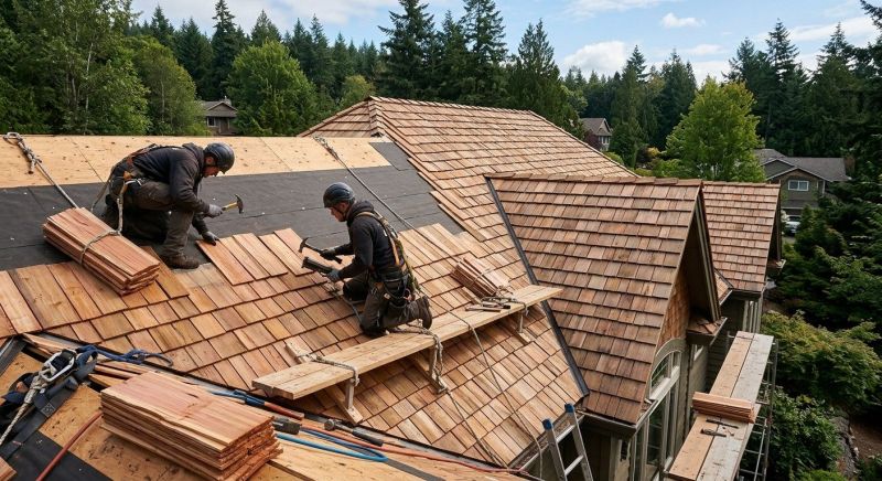 Cedar Roof Installation in Springfield, OH