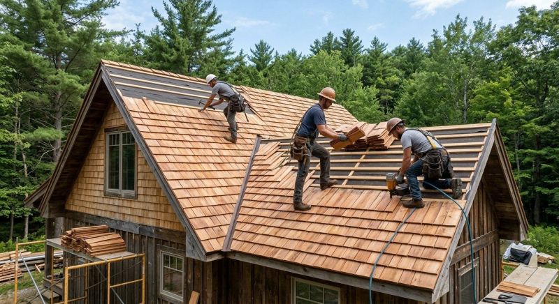 Cedar Roof Installation in Vandalia, OH