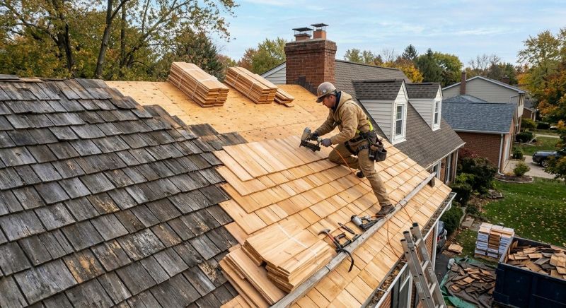 Cedar Roof Replacement in Bellbrook, OH
