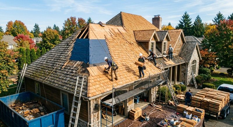Cedar Roof Replacement in Xenia, OH
