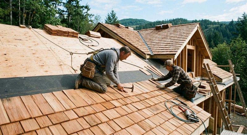 Cedar Shake Roof Construction in Xenia, OH