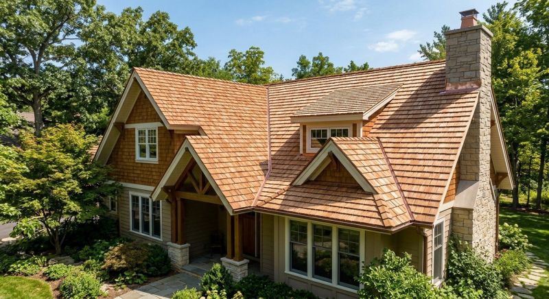 Cedar Shake Roof Construction in Morrow, OH
