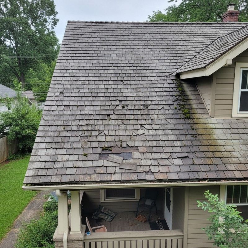 Cedar Shake Roof Repair in Greene County, OH
