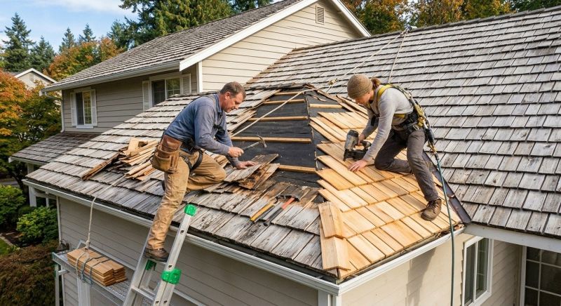 Cedar Shingles Repair in Bellbrook, OH