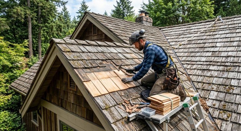 Cedar Shingles Repair in Clayton, OH