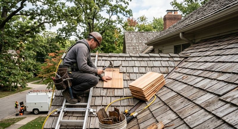 Cedar Shingles Repair in Clayton, OH