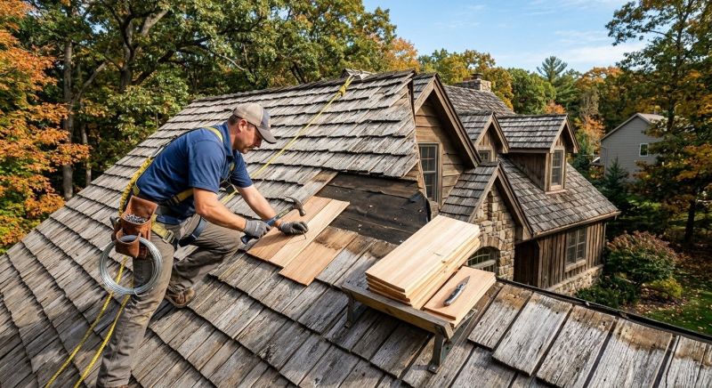 Cedar Shingles Repair in Dayton, OH