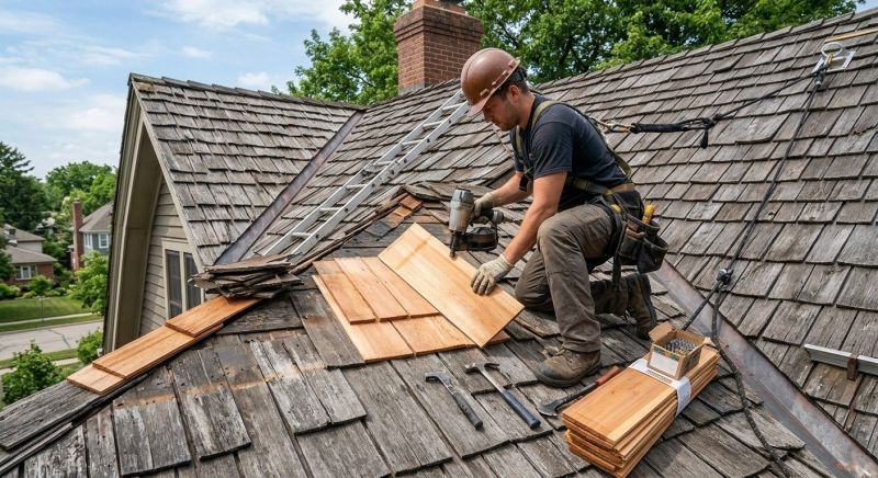 Cedar Shingles Repair in Franklin, OH
