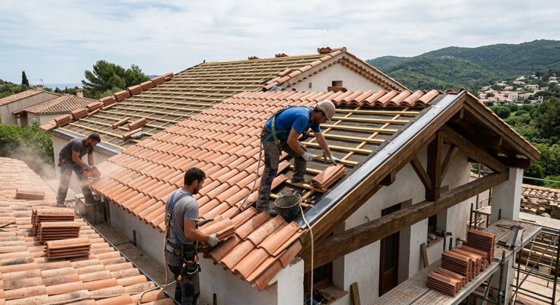 Clay Roof Installation in South Solon, OH