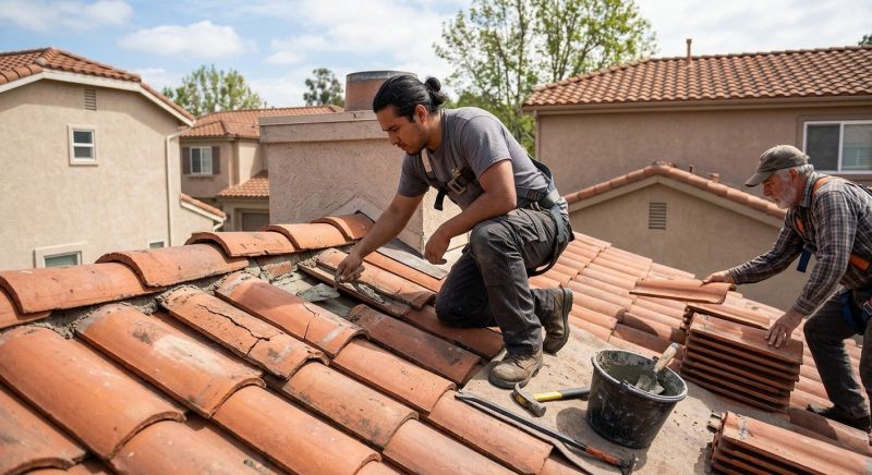 Clay Roof Leak Repair in Xenia, OH