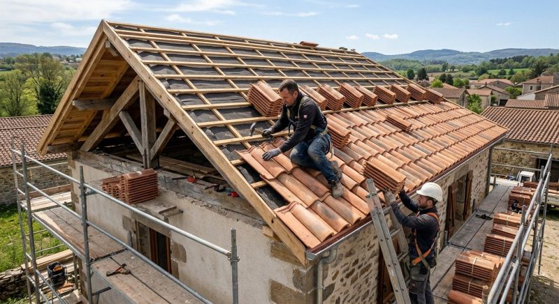 Clay Tile Roofing Installation in Xenia, OH