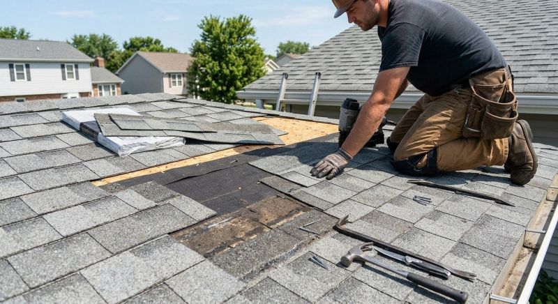 Composite Roof Repair in Xenia, OH