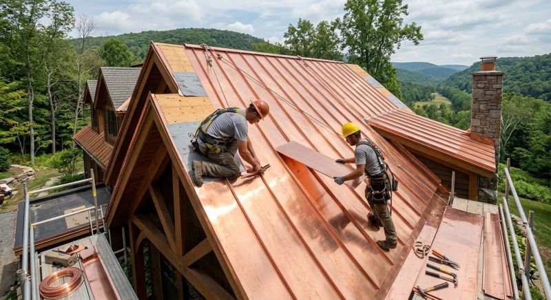 Copper Roof Installation in Xenia, OH