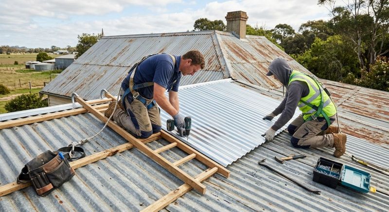 Corrugated Roof Repair in Morrow, OH