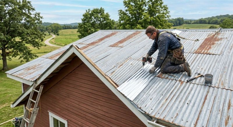 Corrugated Roof Repair in Vandalia, OH