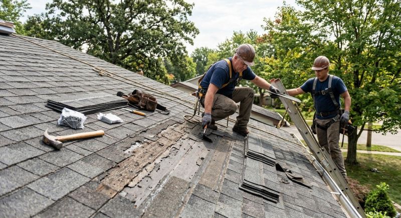 Damaged Roof Repair in Bellbrook, OH