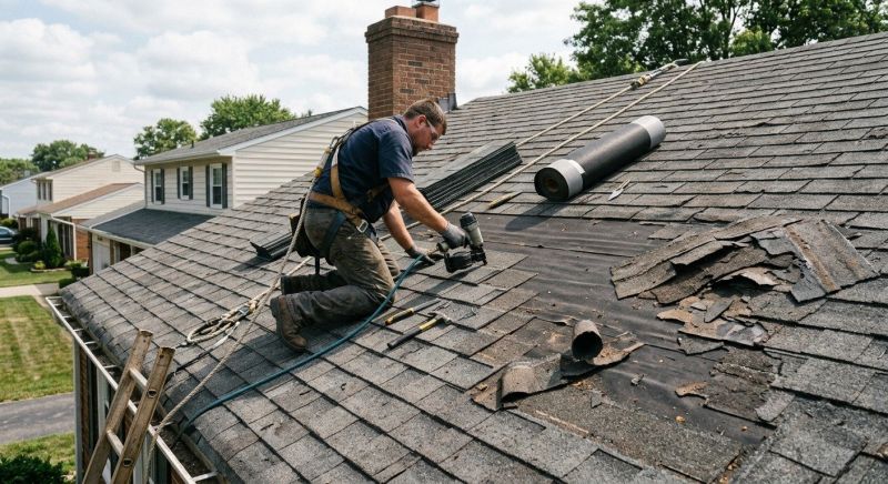 Damaged Roof Repair in Xenia, OH