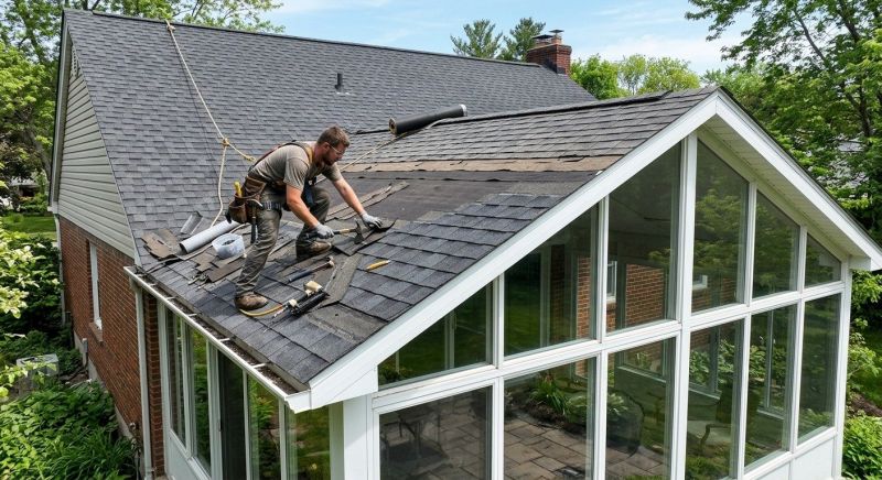 Damaged Roof Replacement in Morrow, OH