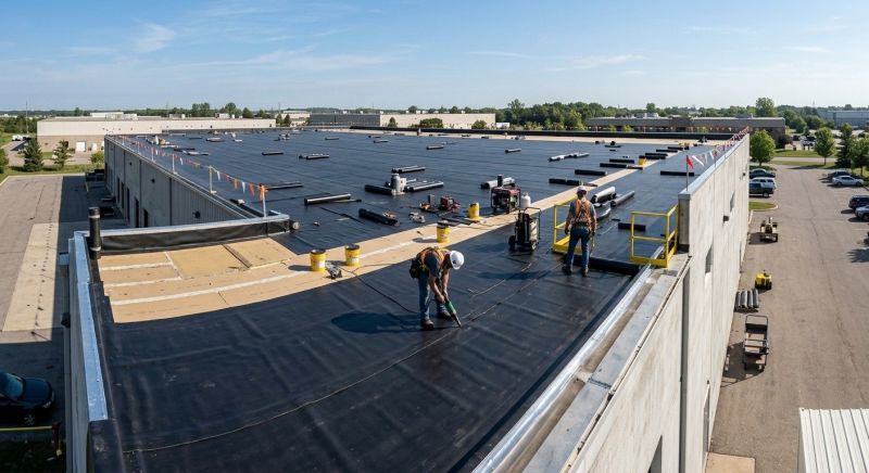 Epdm Roof Installation in Xenia, OH