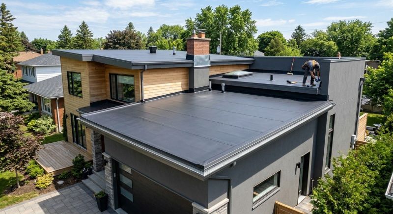 Epdm Roof Installation in Miamisburg, OH