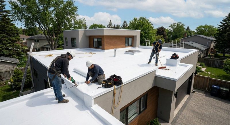 Flat Roof Installation in Clayton, OH