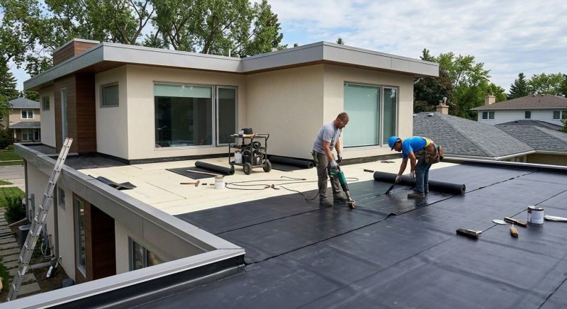 Flat Roof Installation in Yellow Springs, OH