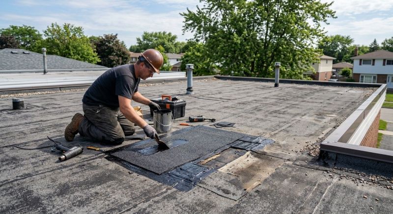 Flat Roof Repair in Greene County, OH