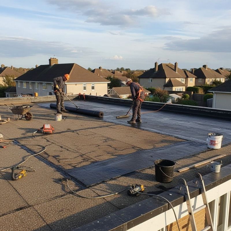 Flat Roof Repair in Jamestown, OH