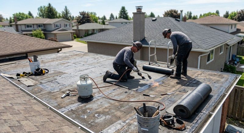 Flat Roof Repair in Medway, OH