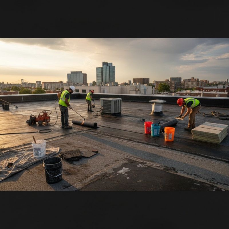 Flat Roof Repair in New Carlisle, OH