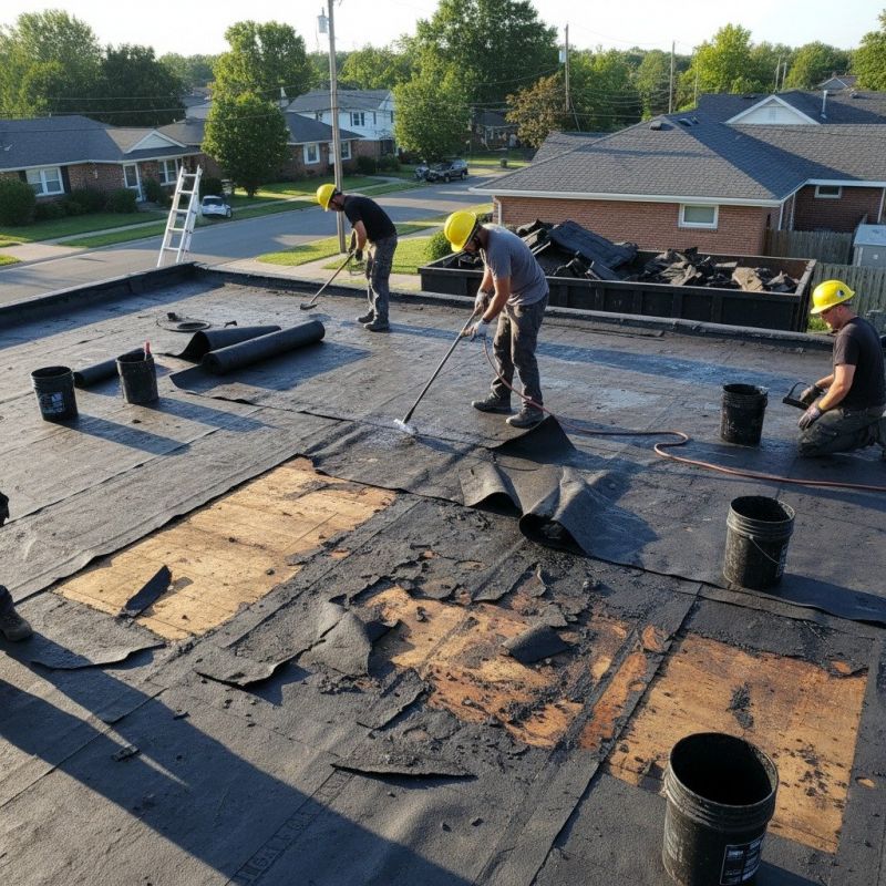 Flat Roof Repair in Wilmington, OH