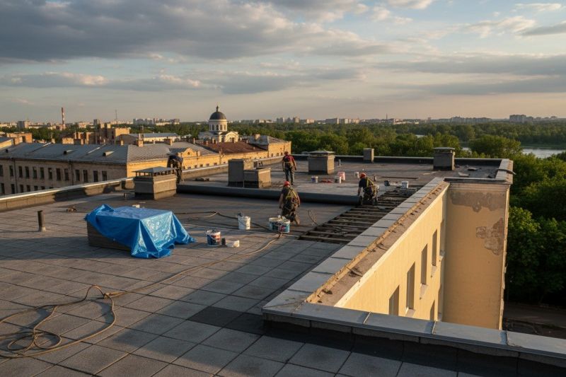 Flat Roof Replacement in Clark County, OH