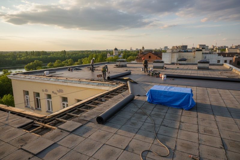 Flat Roof Replacement in Greene County, OH