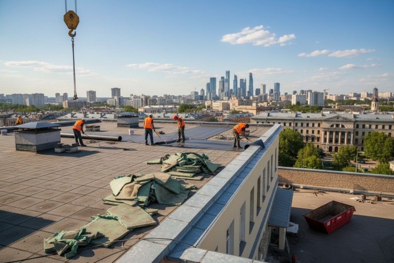Flat Roof Replacement in Springboro, OH